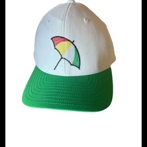 Puma X Arnold Palmer Invitational Crafted White/Green Snapback Golf Hat/Cap